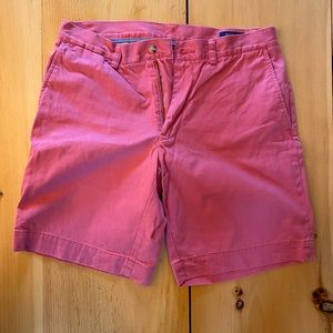 Polo, Ralph, Lauren, men’s salmon pink shorts